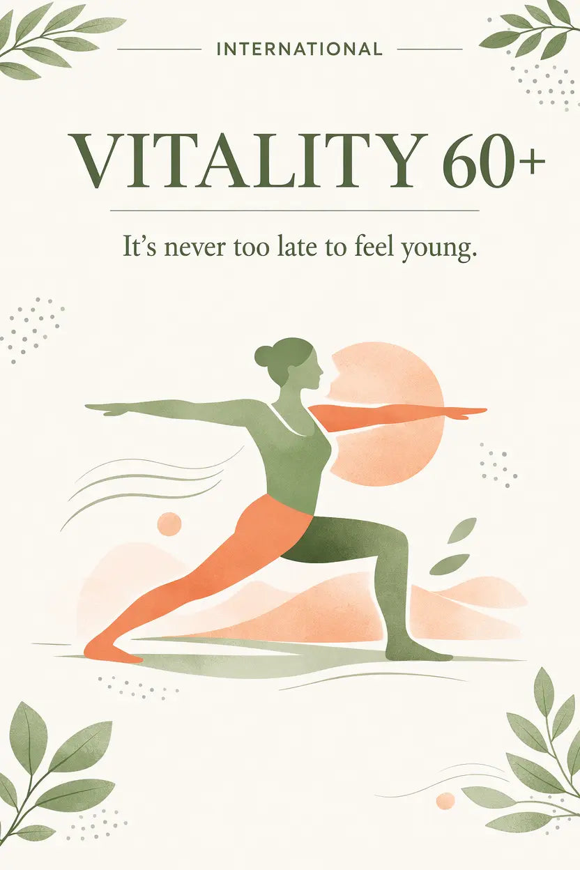 Vitality 60+ – Complete Wellness Guide for Seniors | Yoga, Nutrition & Longevity Zenvy PDF